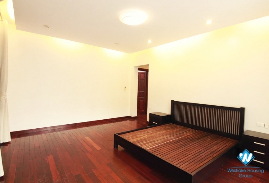 High quality and spacious house for rent in Ciputra, Tay Ho, Hanoi - Unfurnished